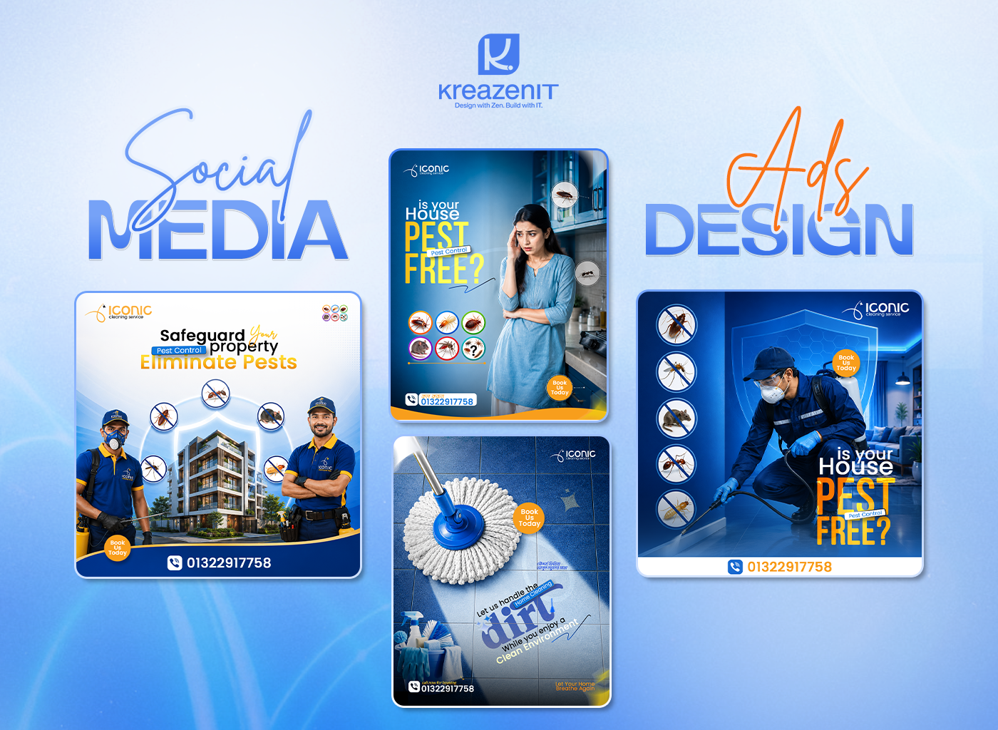 Pest Control Creative Ads Design