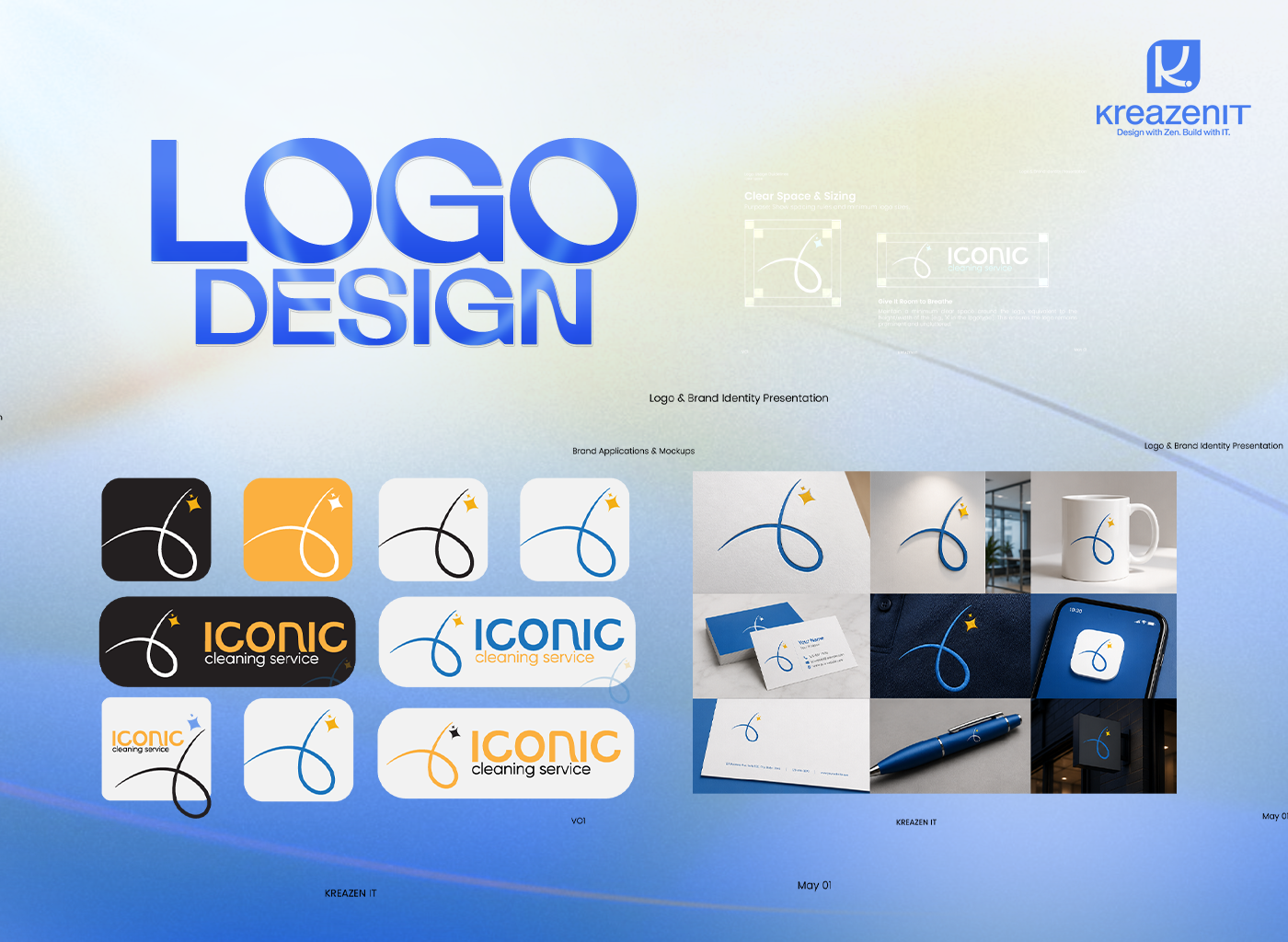 Logo Design for Cleaning Service Company